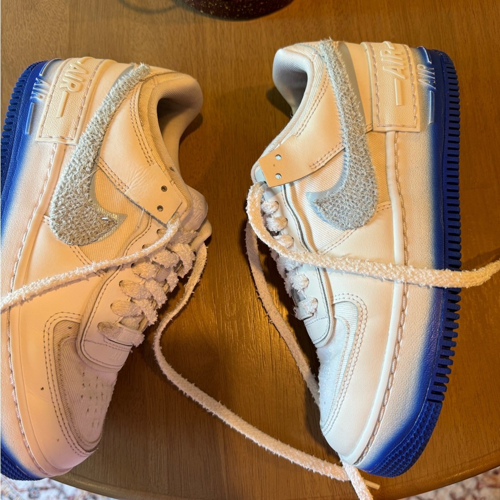 Nike Air Force, White & Blue